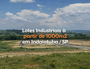 lote industrial de 1000m2 em Indaiatuba - sp