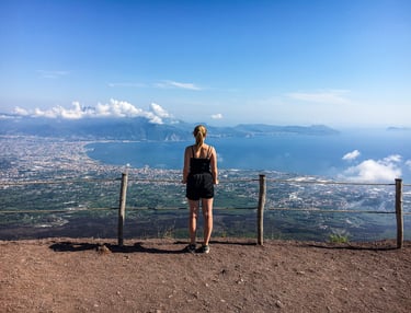 Napoli Vesuvio volcano