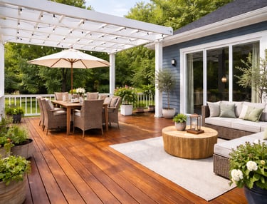 Teinture et peinture de balcons et terrasses