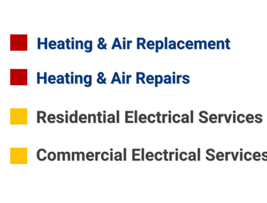 HVAC replacement, HVAC repairs, Residential and Commercial Electrical.  Central Maryland