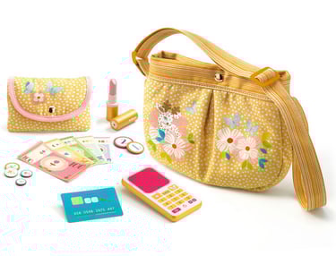 sac a mains avec accessoires