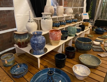 Pottery Stall at Craft Fair