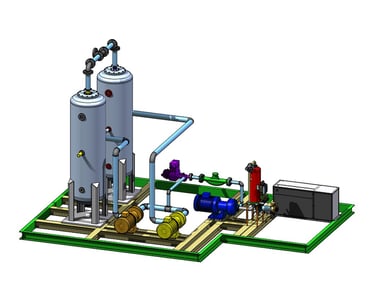 fuel oil unloading station