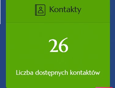 widok kontaktów