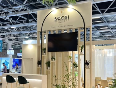 Organisation de la présence de l'entreprise SOCRI LIMITED au salon du SIEC