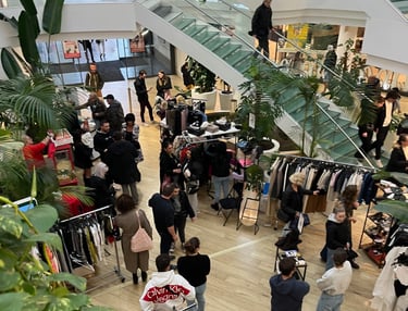 Organisation d'un vide dressing événementiel