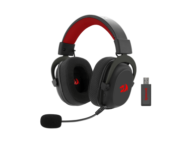 Headset gamer sem fio Redragon Zeus Pro
