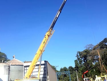 Movimentação de cargas pesadas