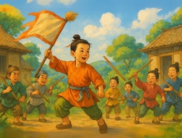 Đinh Bộ Lĩnh cờ lau tập trận