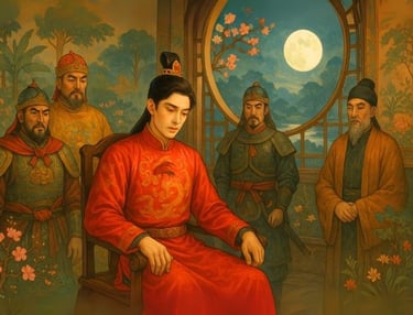 Đinh Liễn Trầm Tư Trong Điện