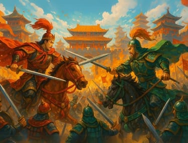 Lê Phụng Hiểu và Vũ Đức Vương giữa trận chiến