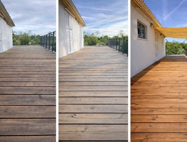 Gascogne Nettoyage - Nettoyage terrasse en bois Artigues près Bordeaux