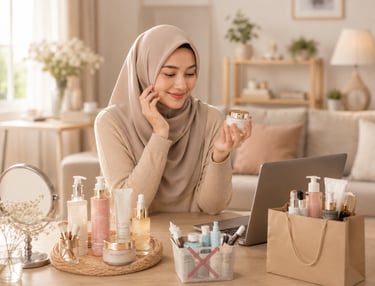 Produk oriflame dipakai sehari-hari dan repeat ordernya tinggi