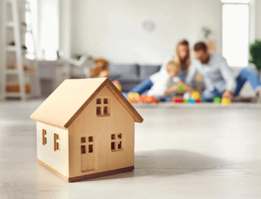 Illustration d'une maison pour représenter le diagnostic immobilier