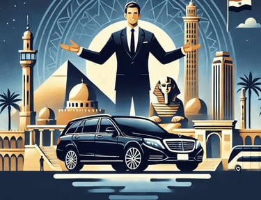 a man in a suit and tie is standing in front of a building