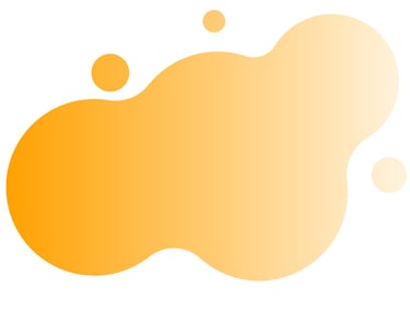 eine gelbe Grafik, die aussieht, wie ein Farbklecks.