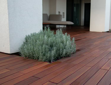 terrasse en bois aménagement extérieur