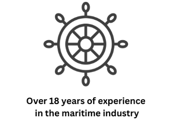 Experience in maritime industry icon