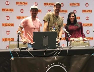 Fear Fame Arts Foundation team participating in a creative arts and film industry event in Orlando, 