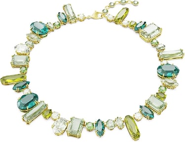 Prom Look Emerald Green SWAROVSKI Gema Crystal Necklace Collection