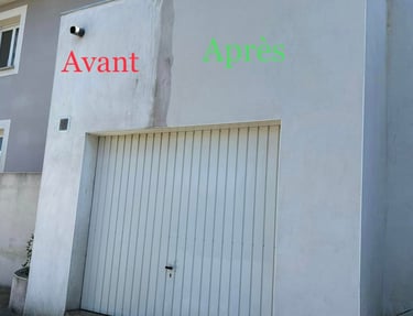 Nettoyage et entretien façade , avant et après