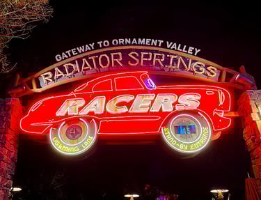 Radiator Springs Racers at Disneyland® Park.