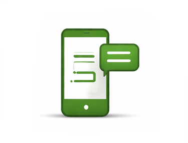 Celular mostrando recebimento de mensagens via WhatsApp