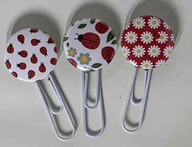 ladybug paper clips