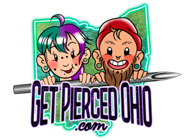 Get Pierced Ohio Sub-Mark Logo