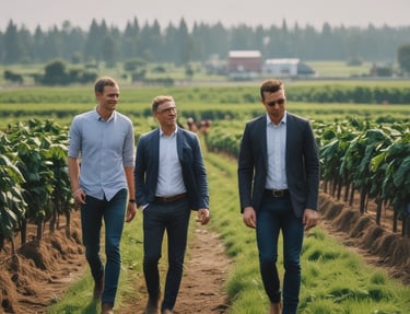 a man riding a skateboard down a street next to tall buildings