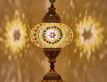 Turkish Moroccan Mosaic Table Lamp