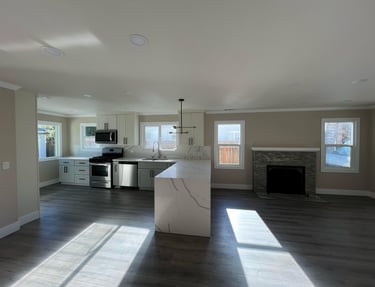 Kitchen remodel completed by Asha Construction in the Bay Area