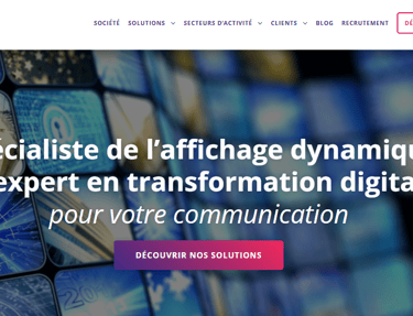 sample website screenshot