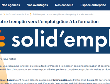 sample website screenshot
