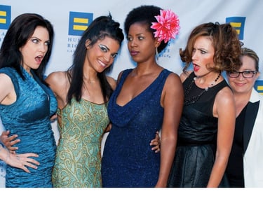 Jill Bennett red carpet press