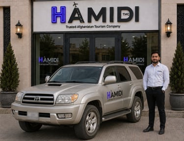 Professional transportation services for tourism and business travel in Afghanistan