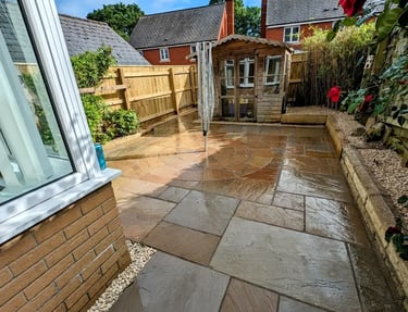 patio landscaping devon