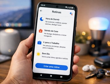 google assistant rotinas automaticas android