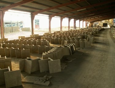 Fabrication carreaux en terre cuite