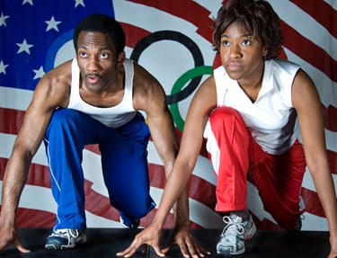Discovery Theater's Going the Distance tells the stories of Olympians Jesse Owens and Wilma Rudolph