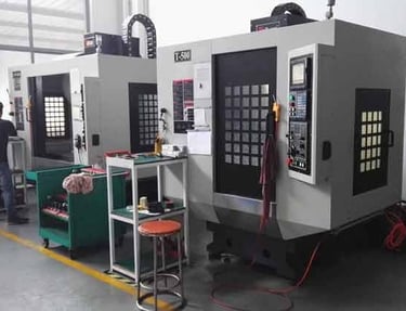 CNC Machining Workshop Manufacturing Robotic Components in China