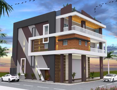 High-rise commercial building in Indore, designed by Bhavans Civiltech LLP