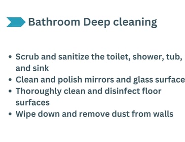 bathroom deep cleaning