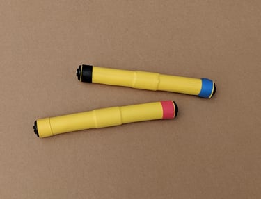 Close up of the 40m loading coils for the Pro Antennas DMV-II HF antenna