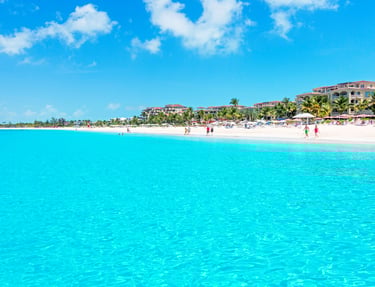 Beautiful travel destinations in Punta Cana with tropical coastlines