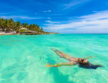 Beautiful holiday destinations in Mexico with ocean views