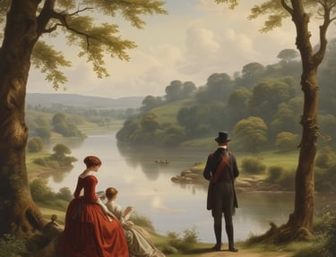A river scene.