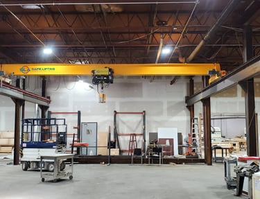 crane bridge crane in factory