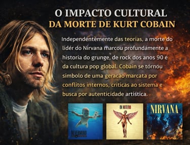 O impacto cultural da morte de Kurt Cobain
