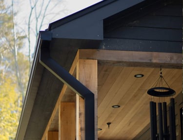 installation gouttieres noir sans joint blainville